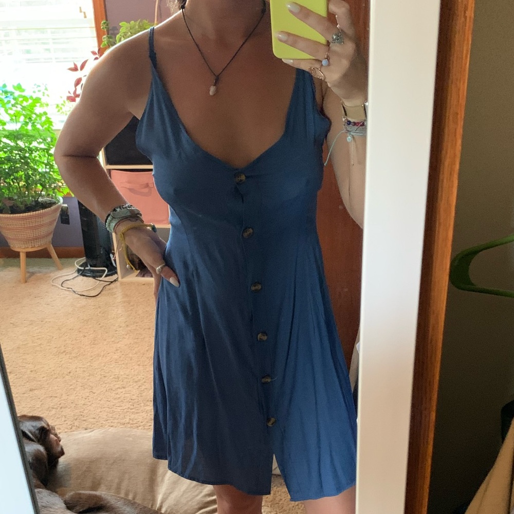 Blue dress